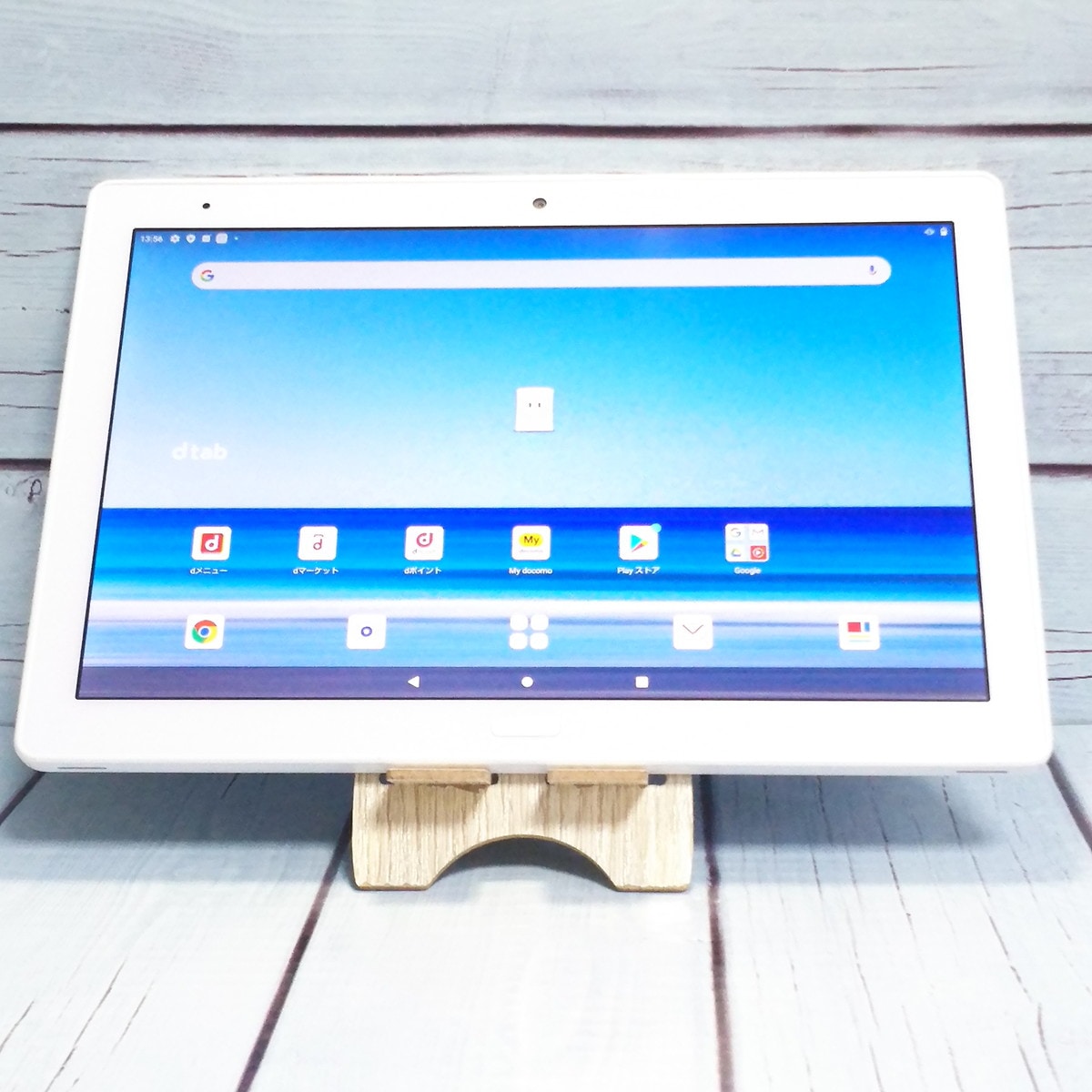 【送料無料】docomo dtab d-41A SHARP Androidタブレット ホワイト 本体 白ロム SIMロック解除済み SIMフリー 516710