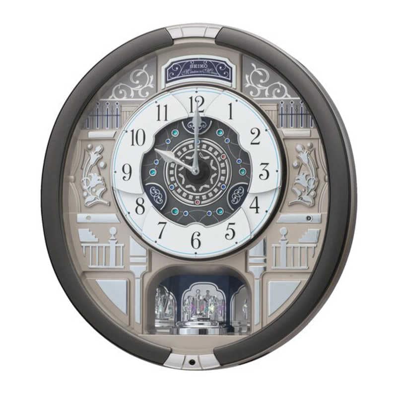 セイコー　からくり時計 (ウェーブシンフォニー) 濃グレーメタリック　RE603N