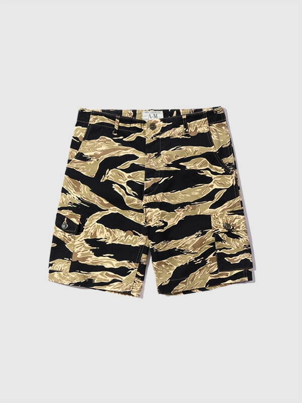 BUZZ RICKSON S バズリクソンズ ショートパンツ 膝上 GOLD TIGER PATTERNS SHORTS タイガーストライプ タイガーカモ BR51904