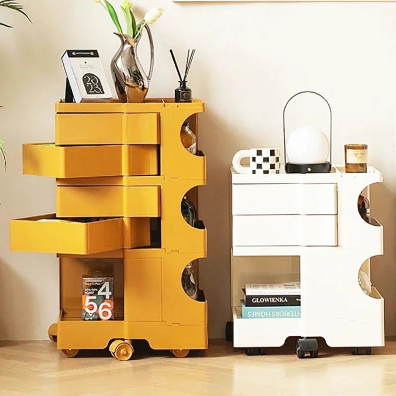 【送料無料】収納 テーブル 収納ラック 収納棚 引き出しを動かす サイドテーブル 収納2３段 韓国雑貨 収納