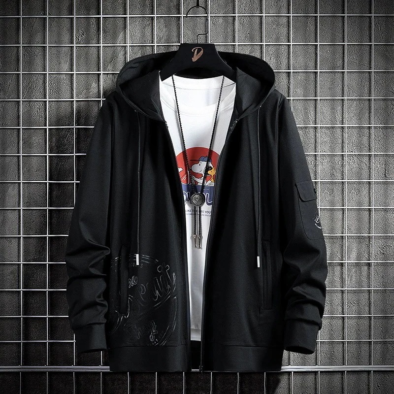 ジップアップパーカー メンズ パーカー 長袖 フード付き ジャケット アウター シン 大きいサイズ おしゃれ カジュアル かっこいい 物 kanxia24043