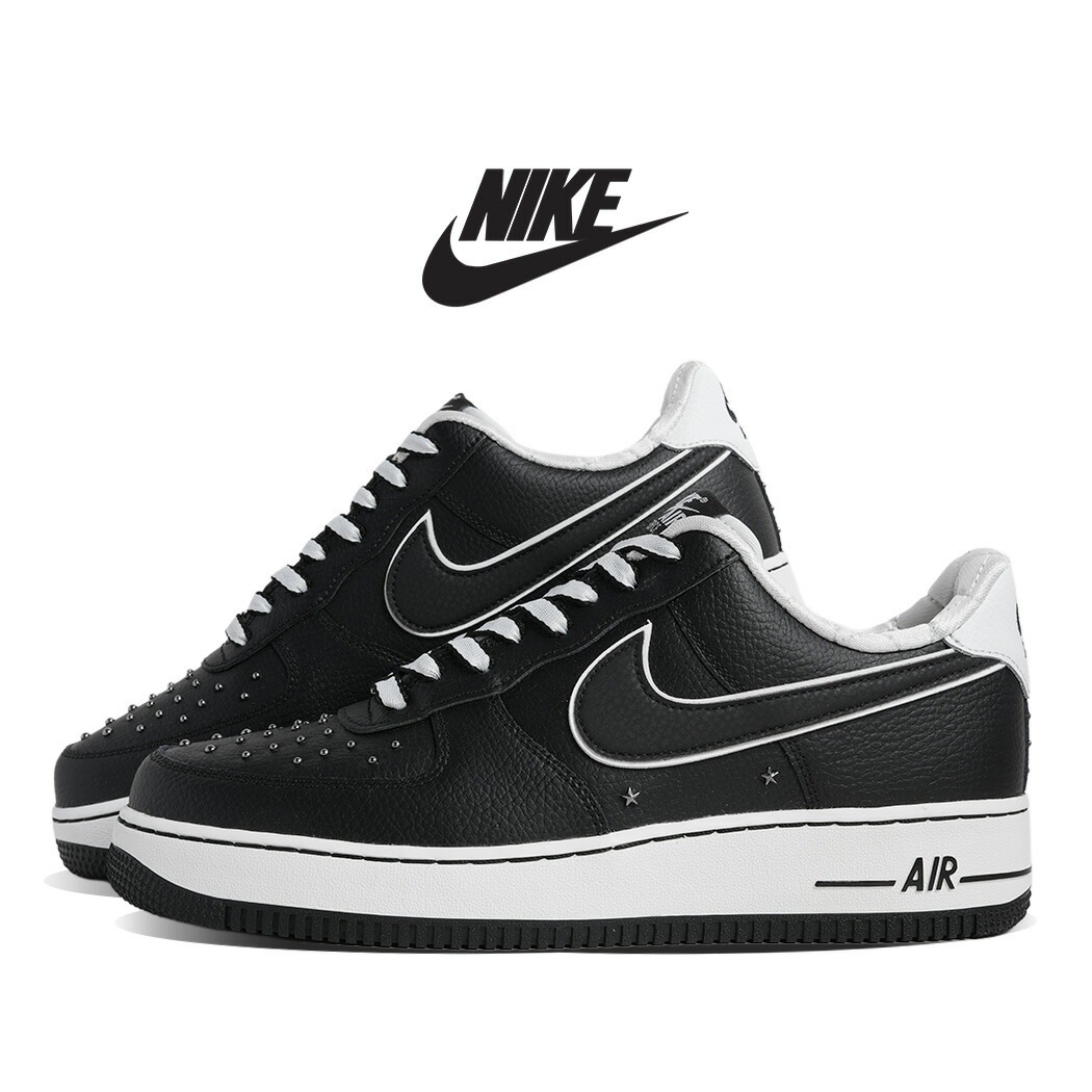 NIKE ナイキ AIR FORCE 1 LOW PRM エア フォース 1 ロー プレミアム スニーカー BLACK/SUMMIT WHITE ( ブラック 黒 IM6643-010 )