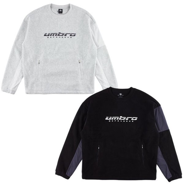 WARM ウーブンミックスフリース軽量マンツーマン UP421SFSO1