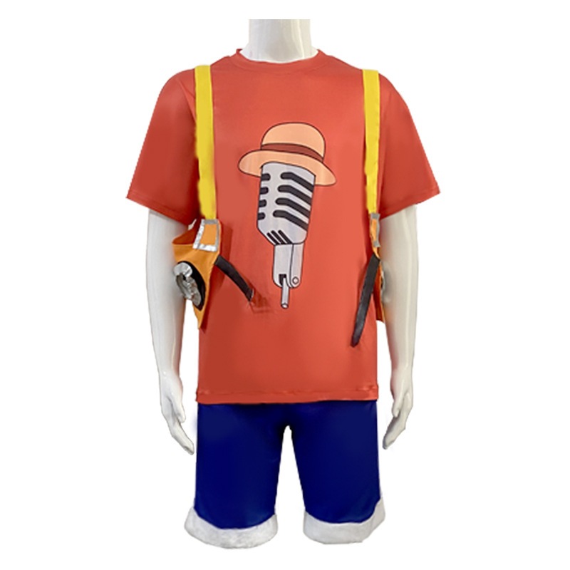 2022年新作 ワンピース 劇場版 レッド ルフィ スーツ コスチューム ハロウィン コスチューム メンズ