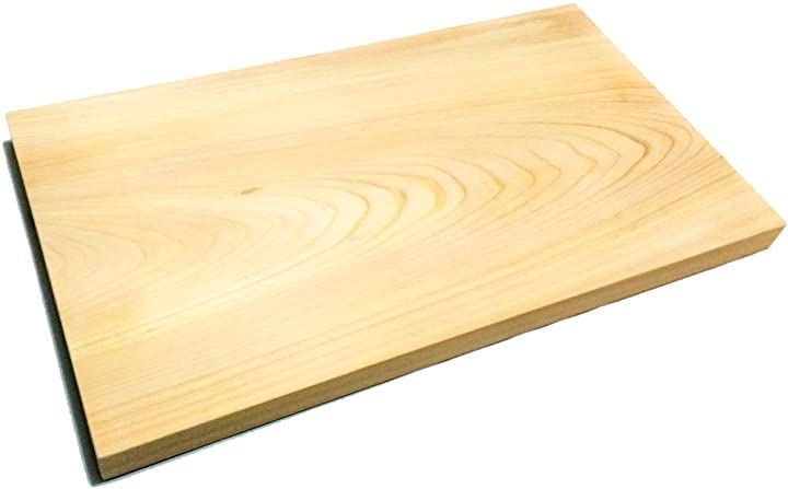 一枚板 国産 高級 檜 ひのき まな板 46x26x3cm( 46x26cm)