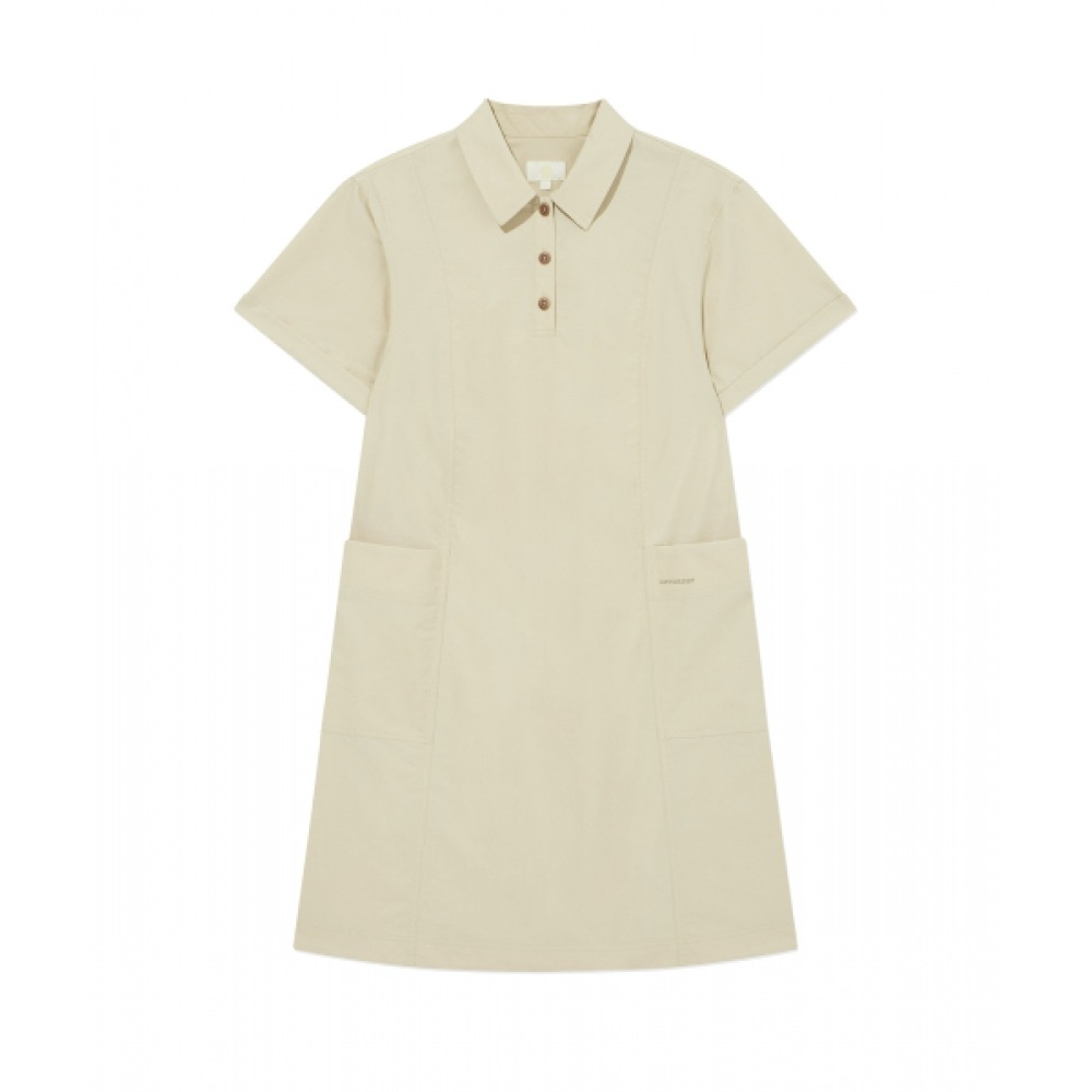 COVERNAT ウーマン デイリー イージー ワンピース ベージュ
