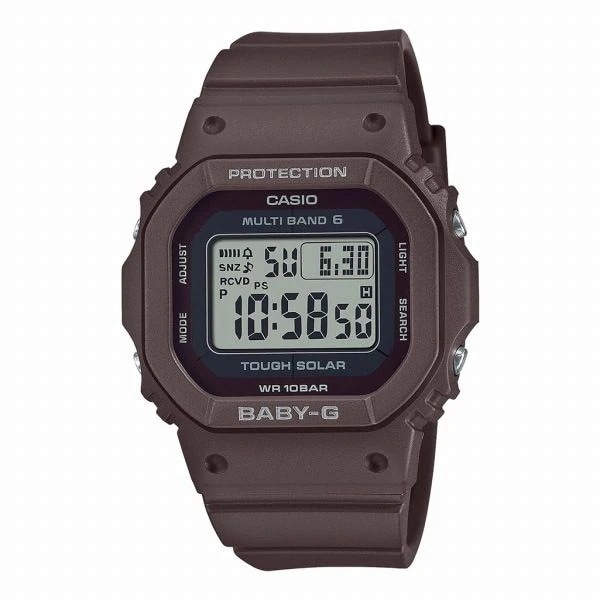 取寄品 正規品 CASIO腕時計 カシオ BABY-G ベイビージー デジタル表示 長方形 ソーラー 10気圧防水 BGD-5650-5JF レディース腕時計