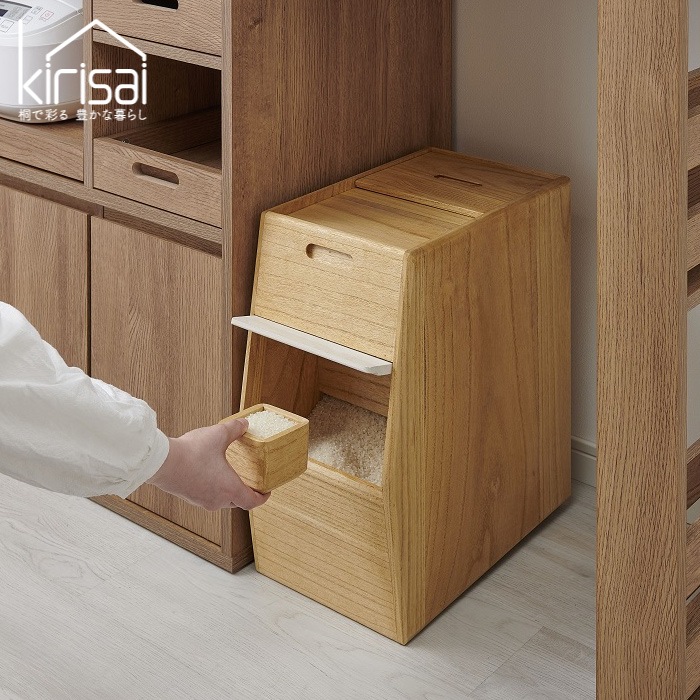 米びつ20kg桐製桐のこめ櫃OSPO-20オスマック日本製