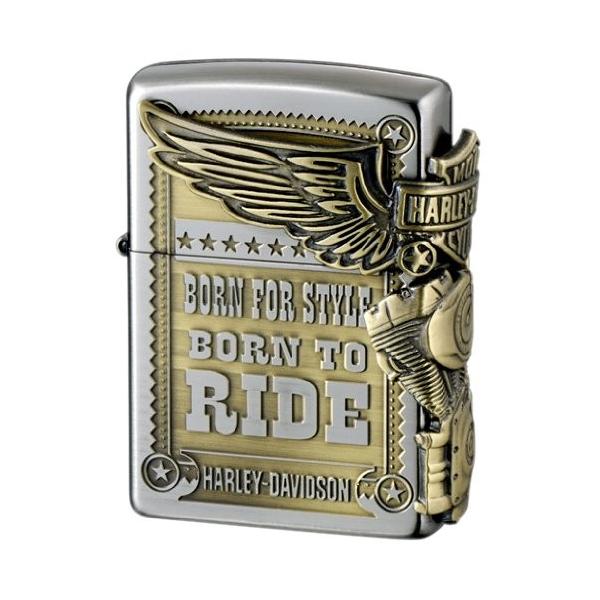 即納　ZIPPO ジッポー ライター 200 ハーレーダビッドソン 日本限定 シルバー HDP-27 / ZIPPO HARLEY-DAVIDSON HDP-27
