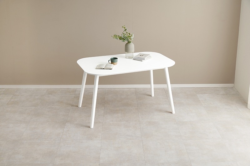 ダイニングテーブル 4人用 ナチュラルモダン おしゃれ 机 デスク 木製 食卓 天然木 120cm