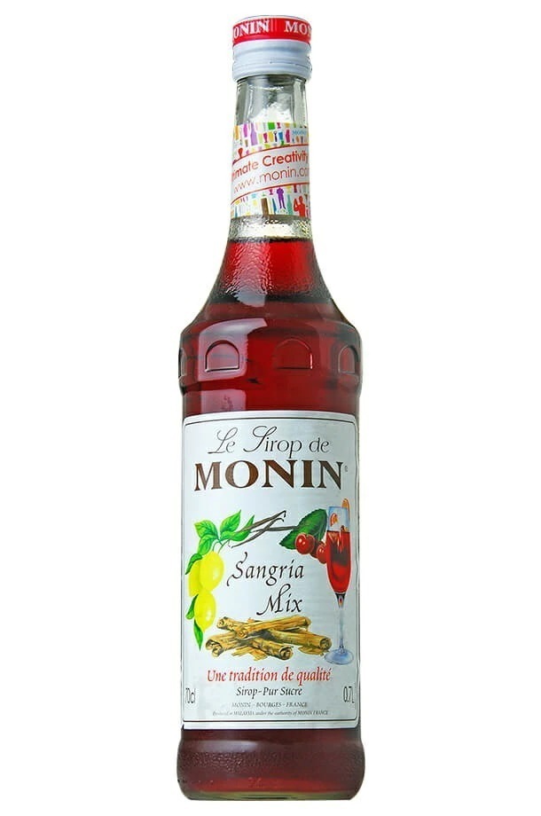 MONIN モナン サングリア シロップ 700ml×12本【ご注文は12本まで同梱可能】ノンアルコール シロップ