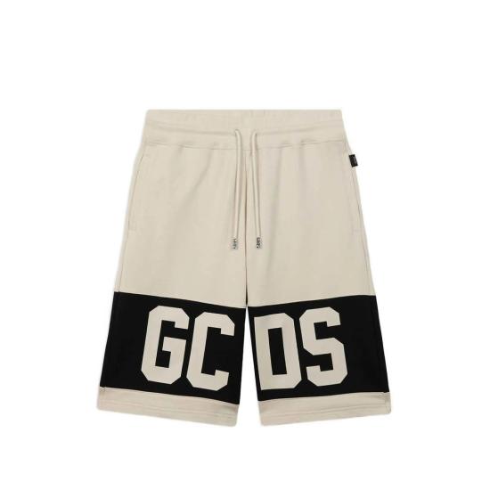GCDS Men Shorts Z0MLQL228F004 BOBLK NEUTRALS BLACK