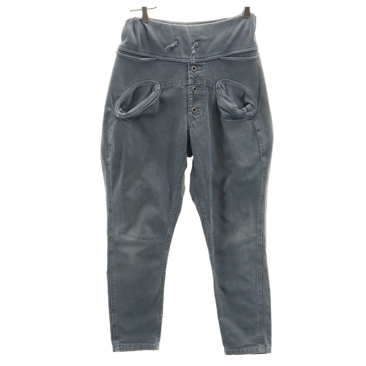 日本製 ヌーベル デニムサルエルパンツ XS ジーンズ レディース 古着