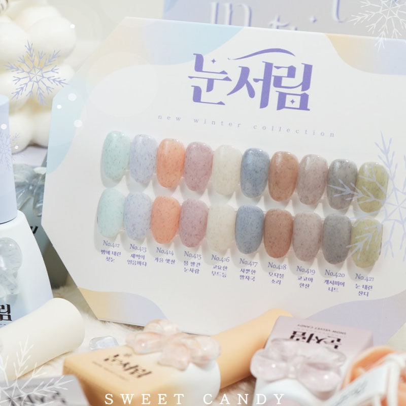 [CANDY GEL ] スノーフレークベルベット 【10色 SET】