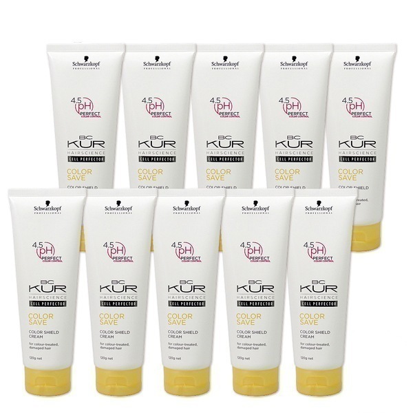 BCクア カラーセーブ カラーシールドクリーム 120g 10個 セット
