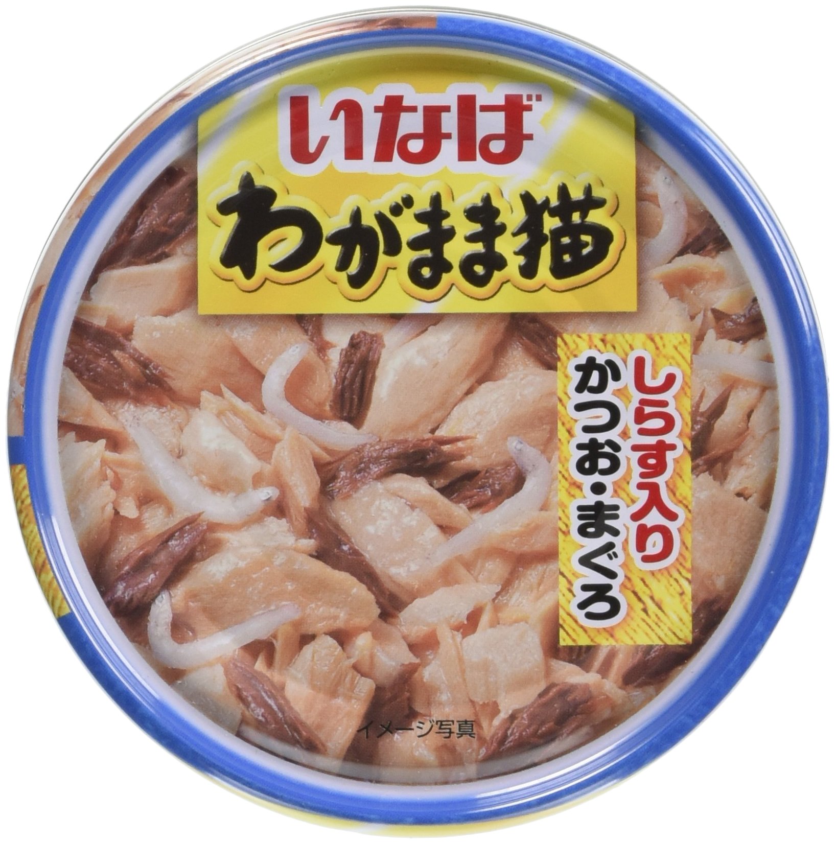 送料無料 いなば わがまま猫缶 かつお・まぐろ しらす入り 115g 24個セット