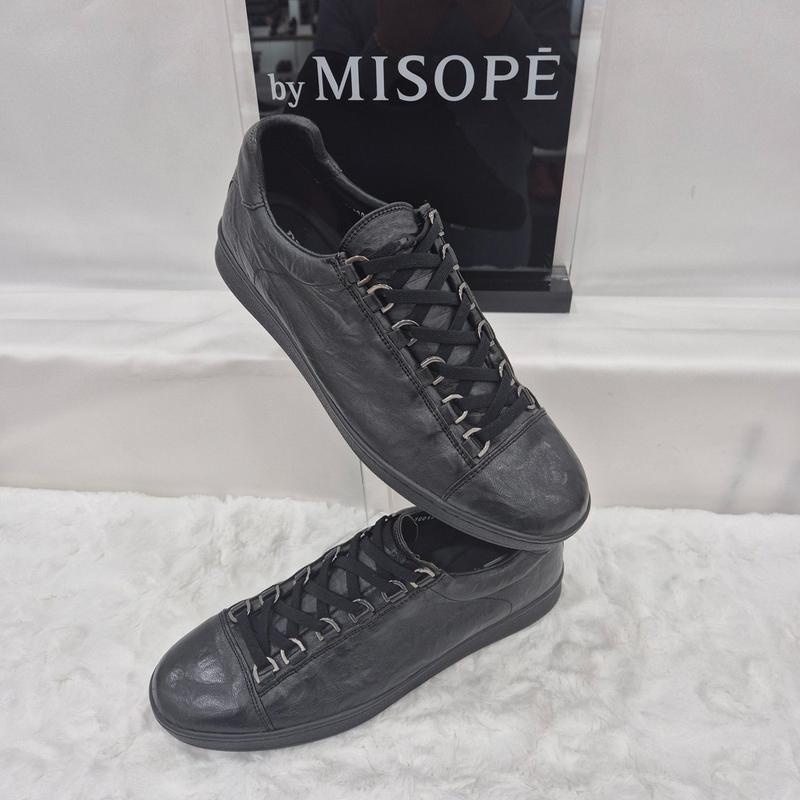 By 男性 ワイドフィット スニーカー 121HT830DZ012 BLACK 2 JJ