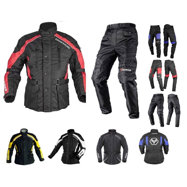 DUHANバイクジャケット パンツ 2点セット 上下セット 春 秋 冬ライダースジャケット バイクウ