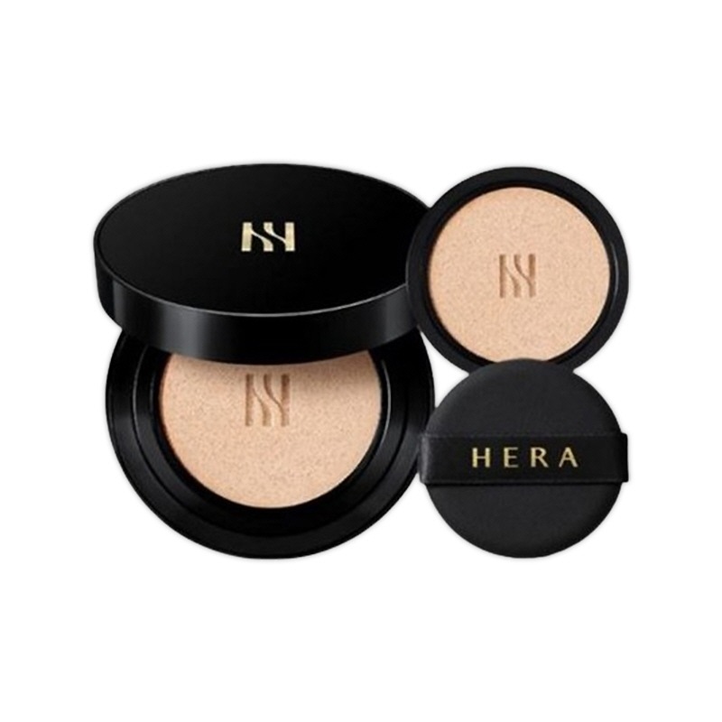 [2024年新バージョン] ブラックのクッションファンデ 15g x 2ea パフ(SPF34/PA++)