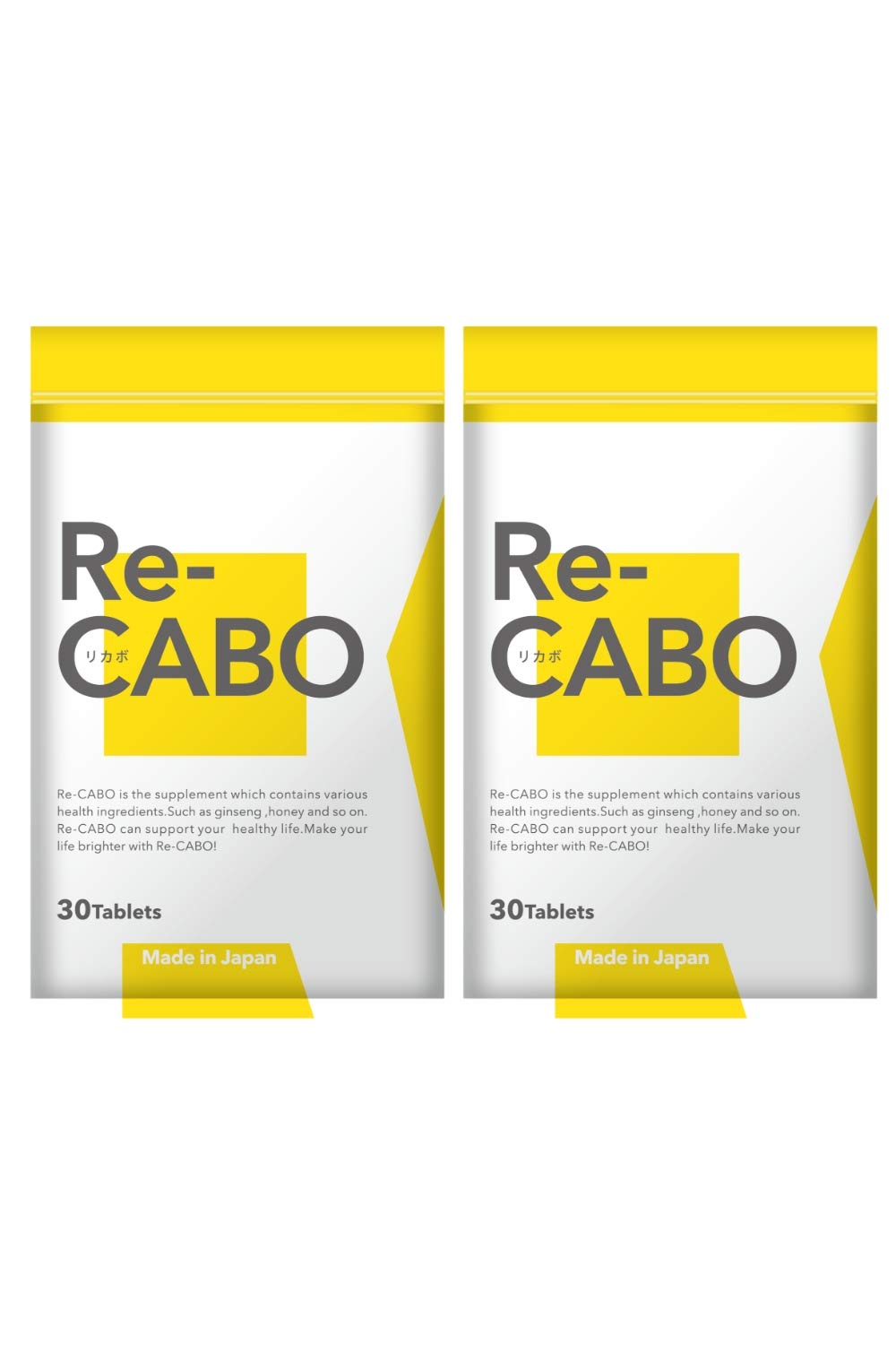 Re-CABO （ リカボ ） 4種のジンセン 生姜エキス マヌカハニー を凝縮 (30個 (x 2)) 7,912円