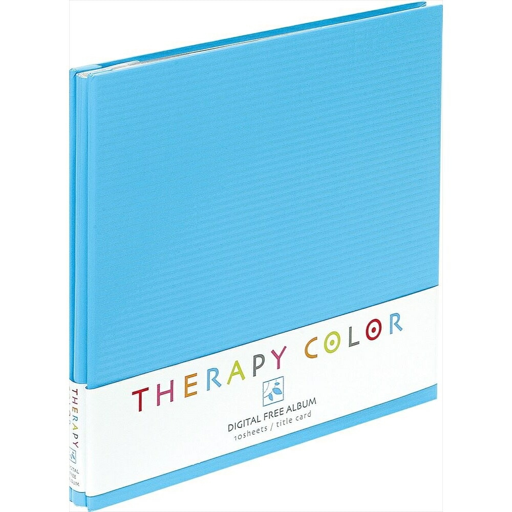 （まとめ買い）セラピーカラー フエルアルバム デミ プラコート台紙 ピュアブルー TCAF-DF/N-PB [x3]