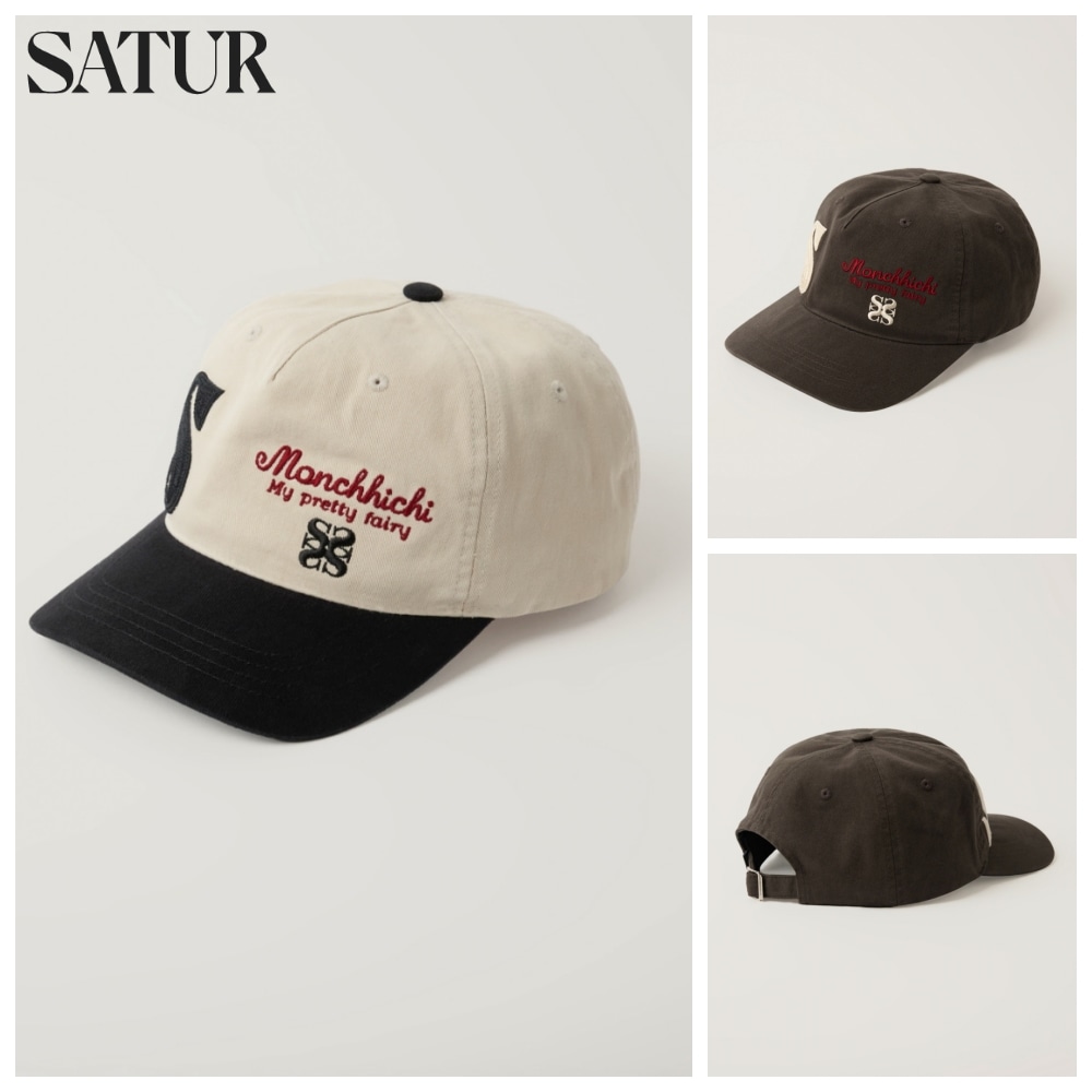 Satur X Monchhichi Vintage Casual Ball Cap