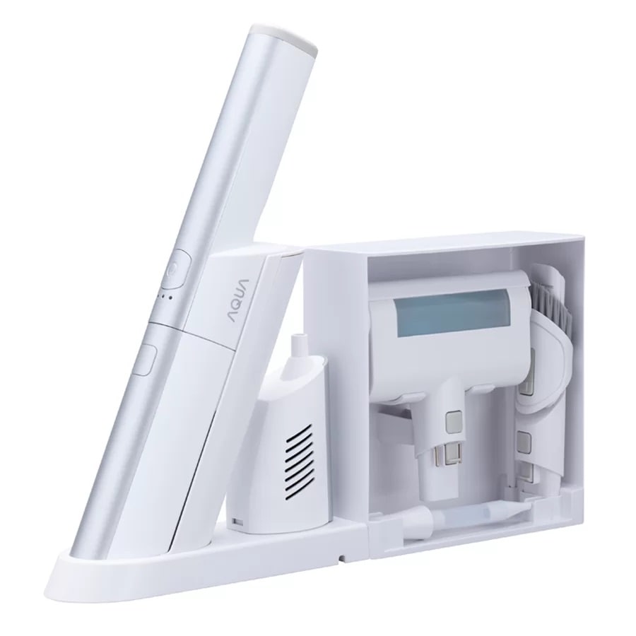 アクア AQC-HD1A-W ダストボックス式ハンディクリーナー　充電式 AQCHD1AW