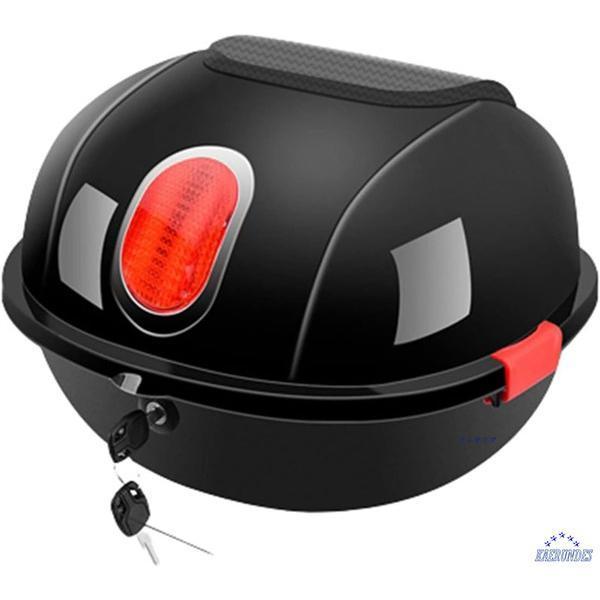 バイク リアボックス 33L トップケース バイクボックス バイク用ボックス 着脱可能式 大容量 原付 スクーター フルフェイス収納可能