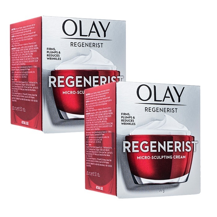 オレイ リジェネリスト マイクロスカルプティングクリーム 50g 2個 OLAY オーレイ 保湿クリーム ナイアシンアミド 海外発送 日時指定不可 国際郵便発送