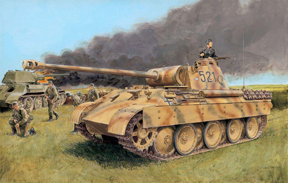 ドラゴンモデル 1/35 WW.II ドイツ軍 パンターD型 第39戦車連隊第52戦車大隊 1943年 クルスク マジックトラック付属【DR6867MT】 プラモデル DR6867MT パンターDガタ