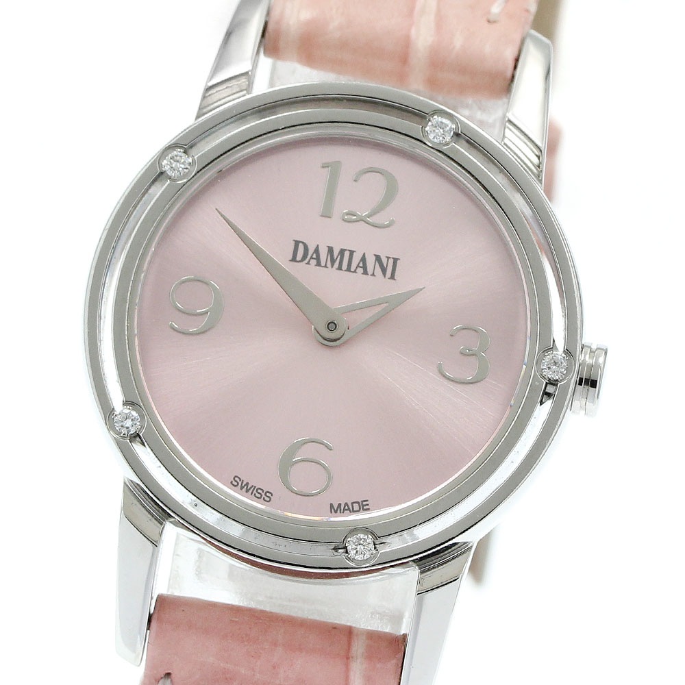 ダミアーニ Damiani DS006ACAJ Dサイド 5Pダイヤ クォーツ レディース 美品 _943475【中古】