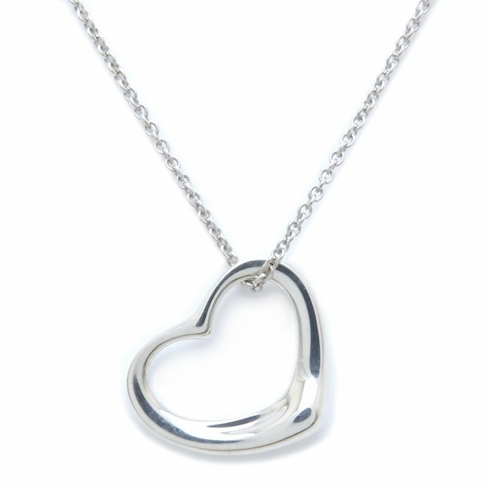 オープンハート ネックレス 22mm エルサペレッティ シルバー925/294027【中古】