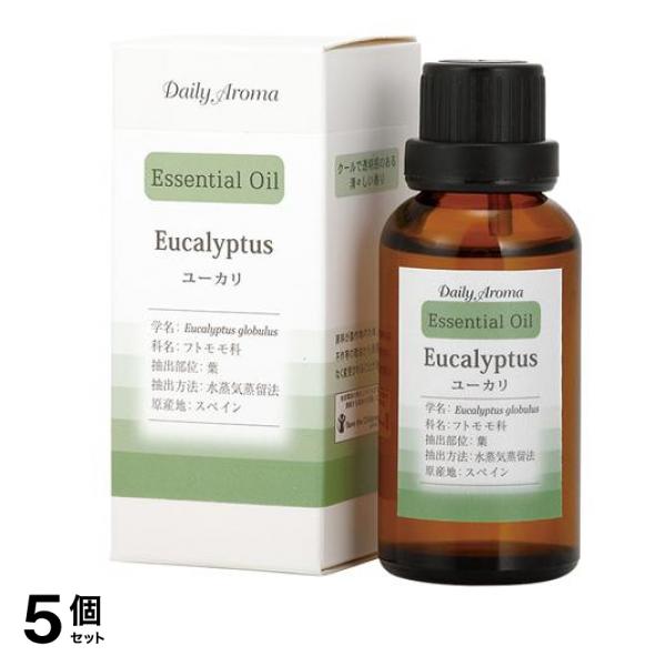 デイリーアロマ エッセンシャルオイル ユーカリ 30mL 5個セット