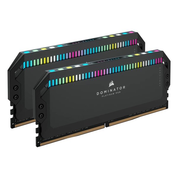 DOMINATOR PLATINUM RGB 32GB 2x16GB DDR5 DRAM 6200MHz C36 ブラック