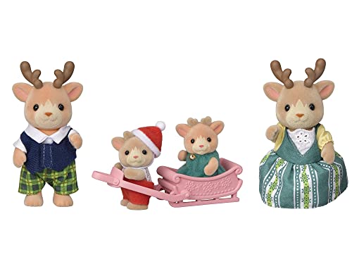 シルバニアファミリー 人形 トナカイファミリー FS-44 STマーク認証 3歳以上 おもちゃ ドールハウス Sylvanian Families エポック社