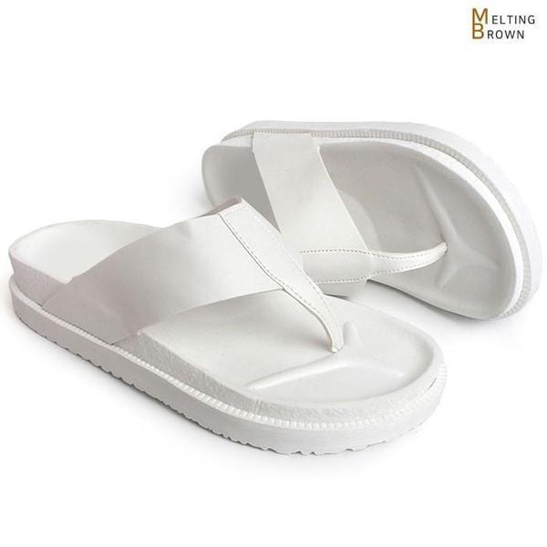 メンズ ビーチサンダル フリップフロップ メンズレザー ビーチサンダル DR01