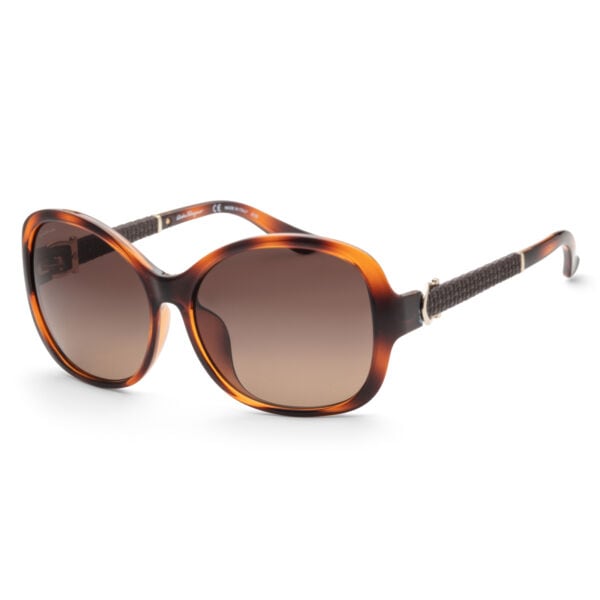 サングラス FerragamoWomens SF744SLA-214-59 Fashion 59mm Tortoise Sunglasses