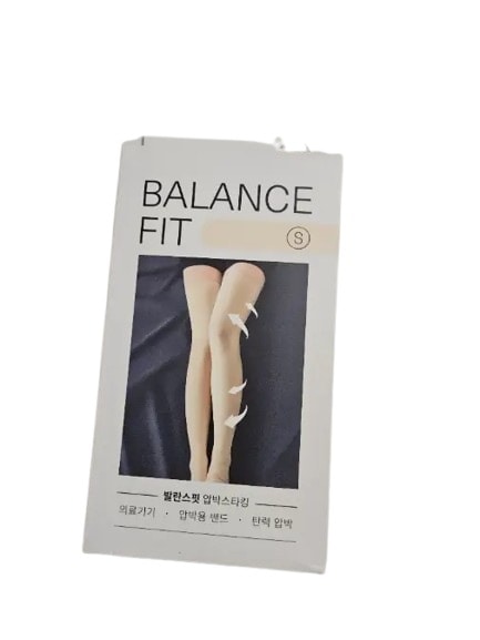 バランスフィット 着圧ストッキング 太ももゆったりPRO ベージュ 2種 択1