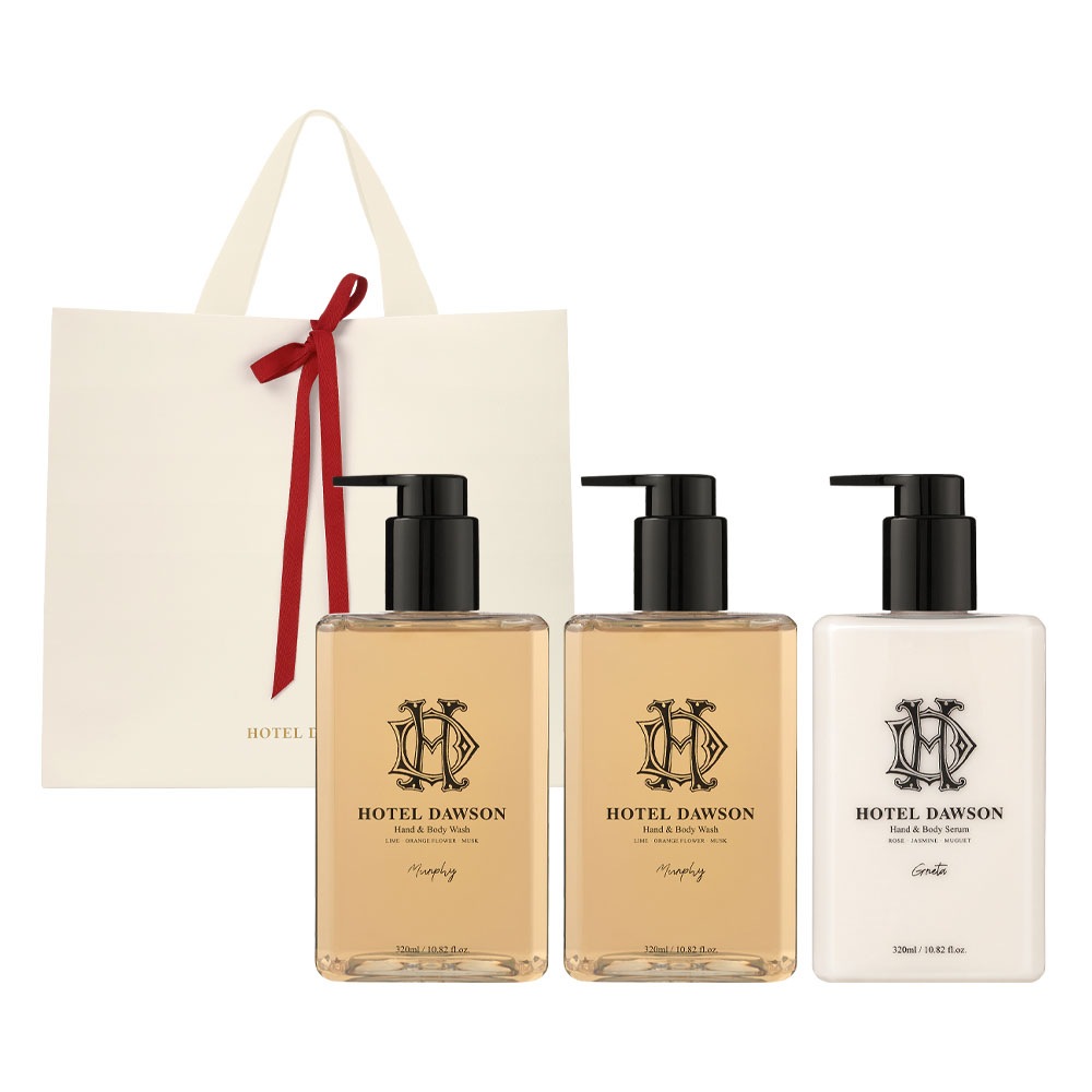 ホテルドーソンボディ3種セット（ボディウォッシュ2+ボディセラム1）