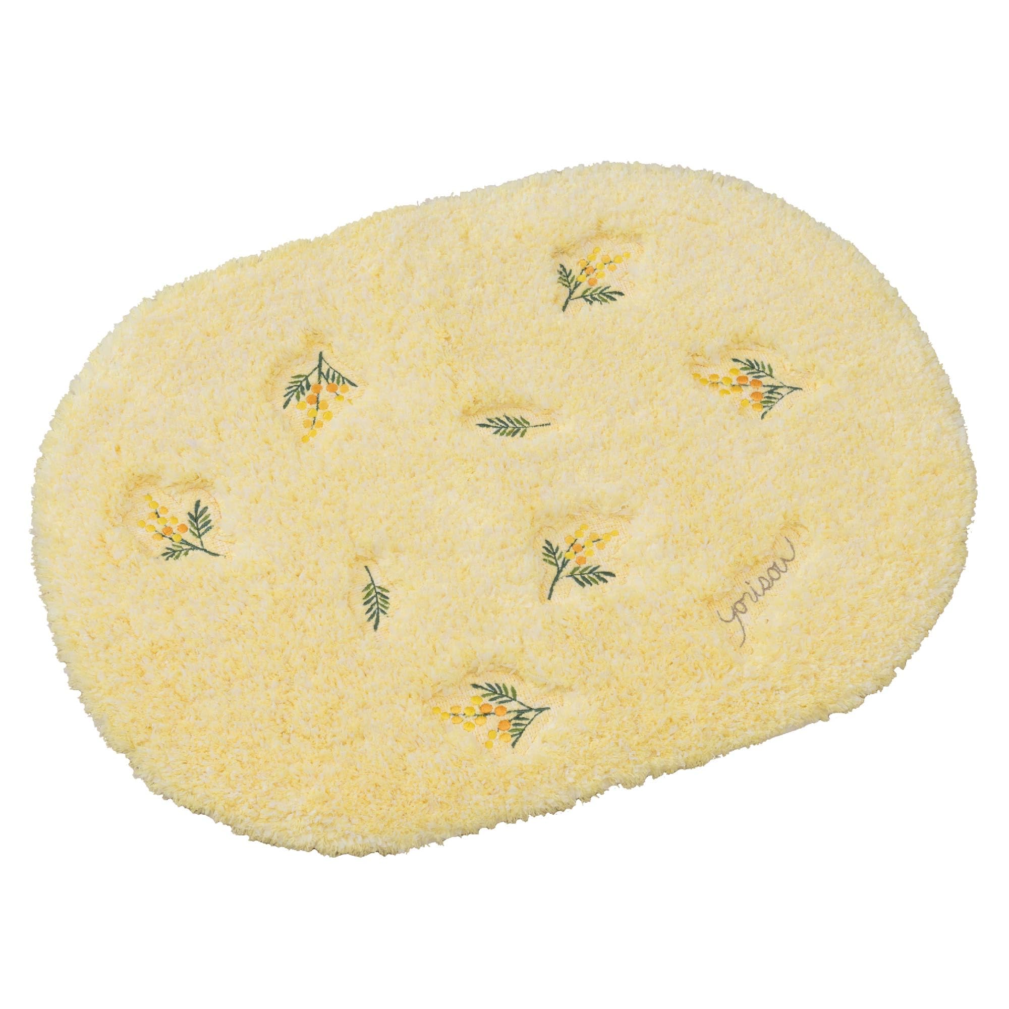 センコー S.D.S トイレ用品 スイートミモザ バスマット 約45×60cm イエロー 15895