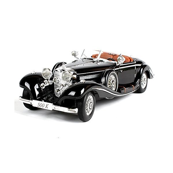 Penao Mercedes-Benz 500K Vintage Classic car model， alloy car model， simulation car model， ratio 1:1