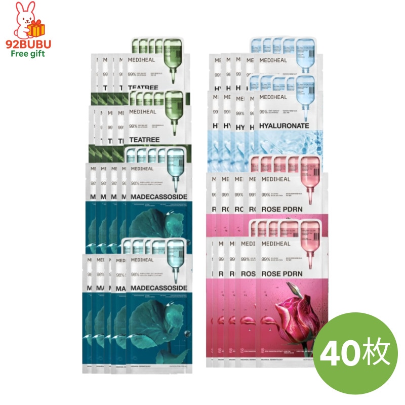 【人気パック大容量セット】エッセンシャルマスクパック 4種セット 合計40枚/ティーツリー/マデカソサイド/PDRN/ヒアルロン/デイリーパック/顔パック/韓国 パック/毛穴/ニキビ跡/しっとり肌/く 6,307円