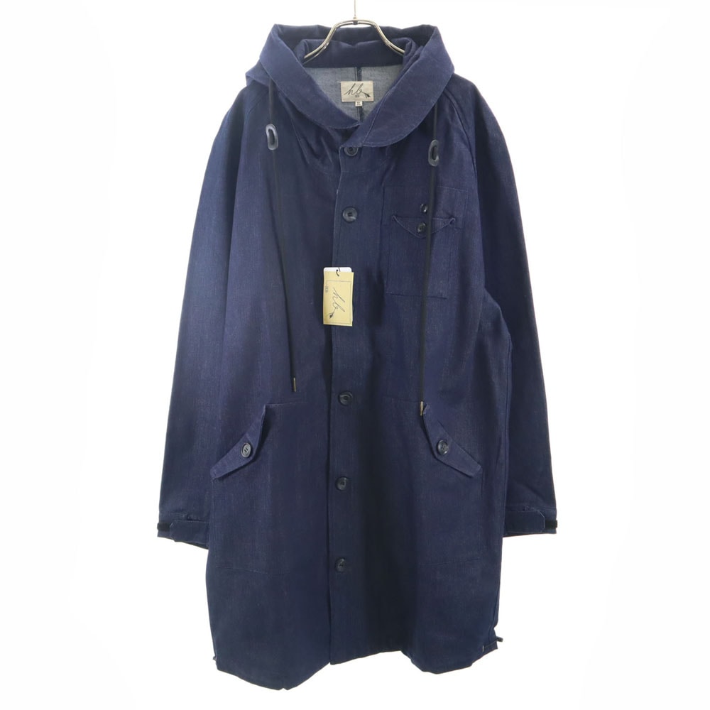 未使用 エイチビー コート XL ネイビー HB ジャケット タグ付き メンズ