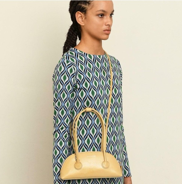 【MARGESHERWOOD】 BESSETTE SHOULDER+STRAP : SAND CRINKLE
