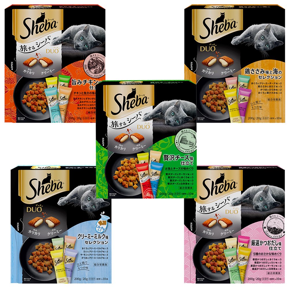 キャットフード　デュオ　５種　各３個セット　ＣＲＣ35―15―76―20―00