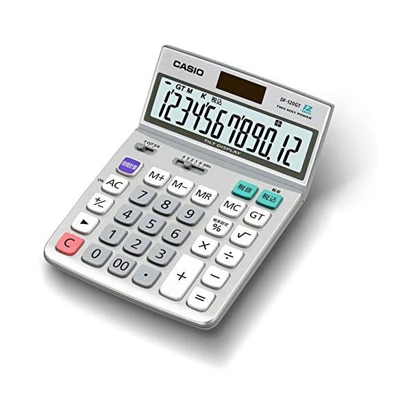 2個セット カシオ DF-120GT-N スタンダード電卓 12桁 CASIO 5,469円