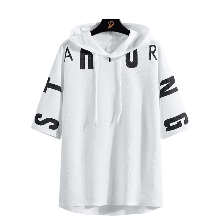 パーカーメンズ五分袖夏服プルオーバーパーカーアメカジサマーパーカー夏パーカー涼しい夏カジュアル