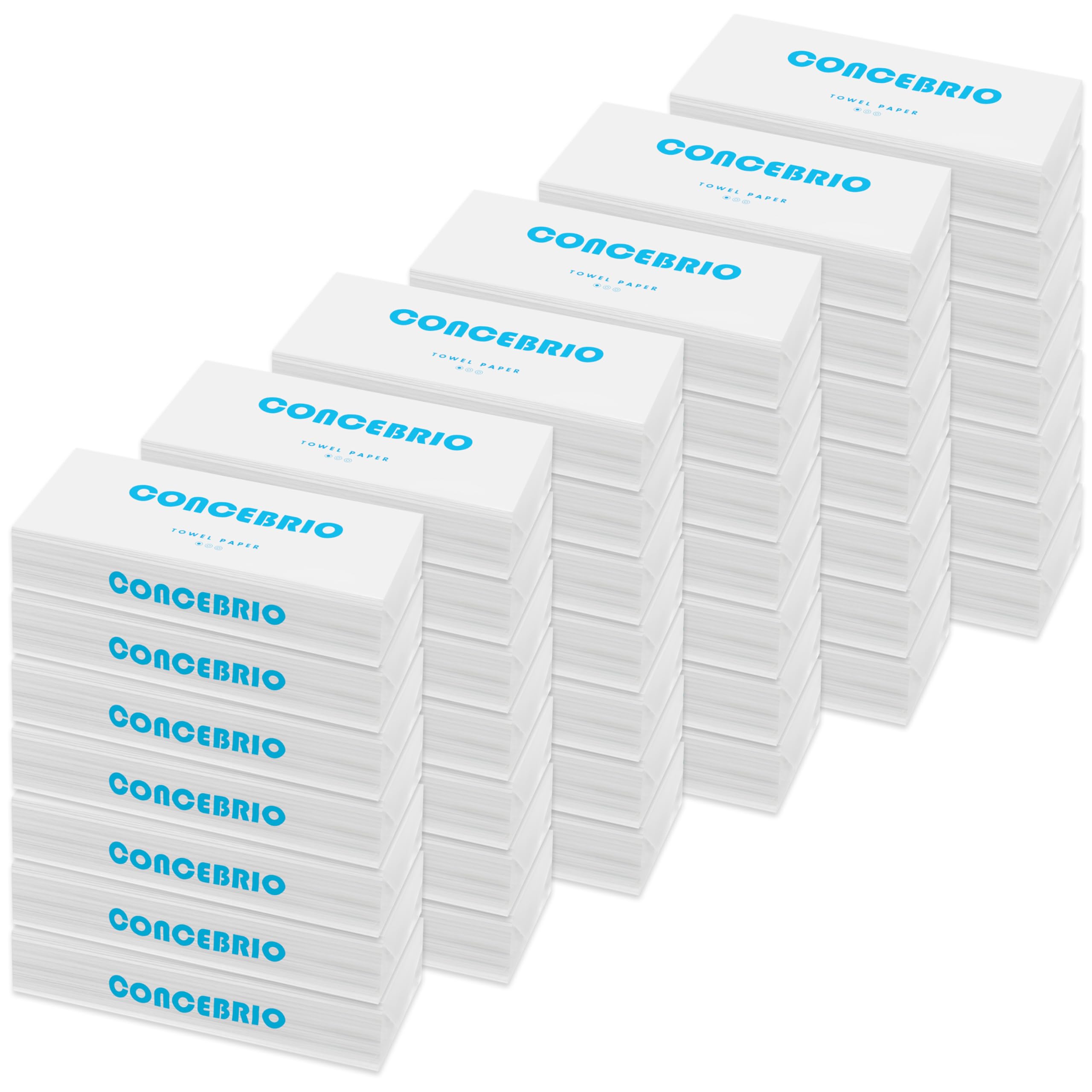 Q10最安値挑戦 紺屋商事 ペーパータオル 小判200枚x42個パック入(業務用薄手タイプ) 手に優しいソフトタイプKDC60849012