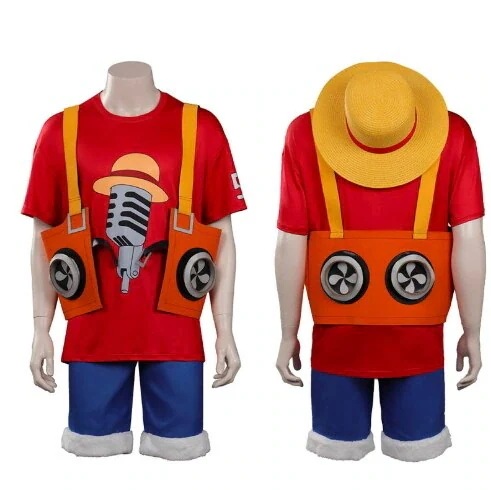 Film:Red PIECE（ワンピース） Piece モンキーDルフィ コスプレ変装仮装 衣装 One ONEコスプレ変装仮装セパレート
