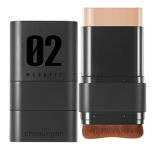 TM メガフィットスティックファンデーション SPF50+ PA++++ 16gセミマット02ナチュラルベージュ1個